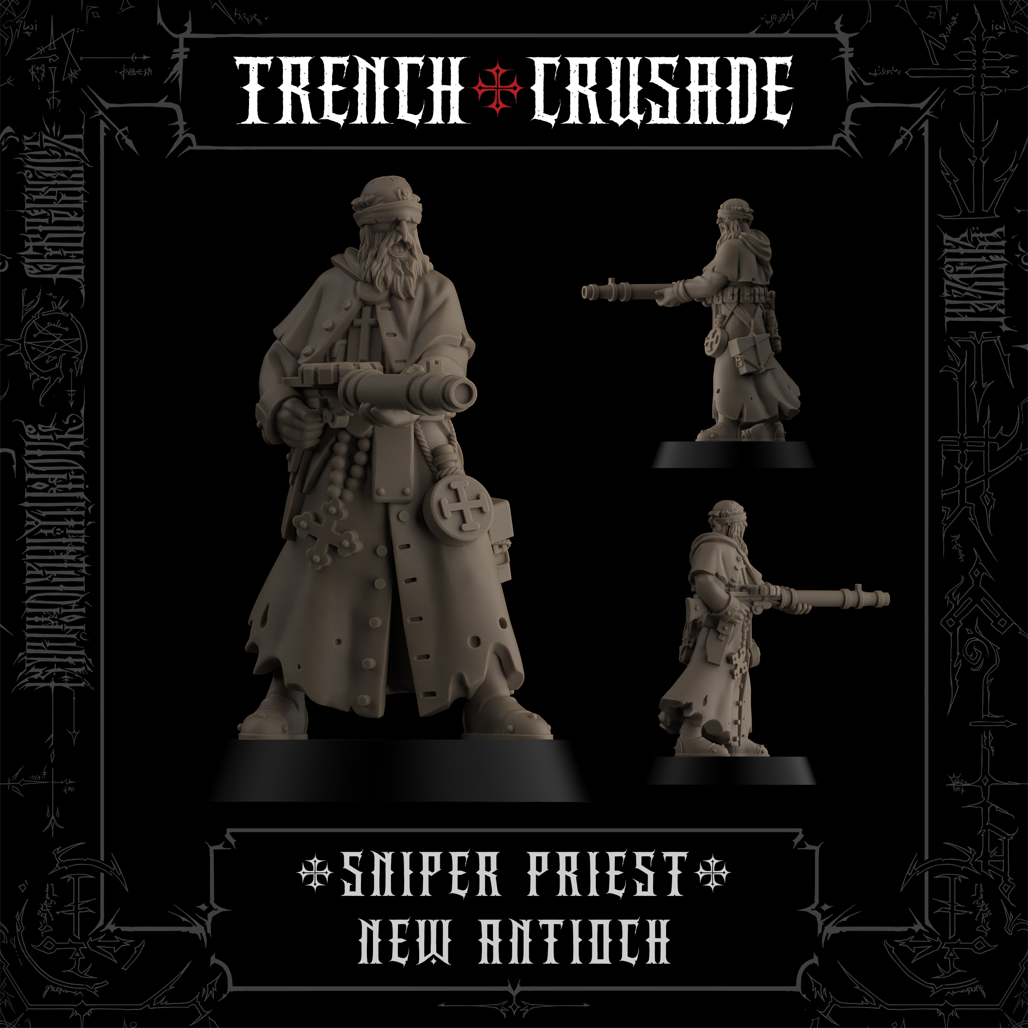 Trench Crusade - Sniper Priest (MG) - New Antioch